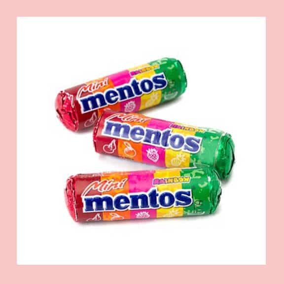 friandises mentos anniversaire enfant