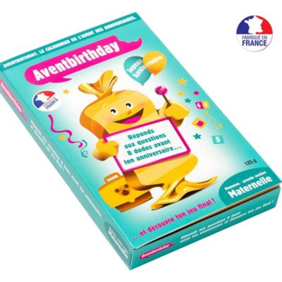 Calendrier avent anniversaire Maternelle original