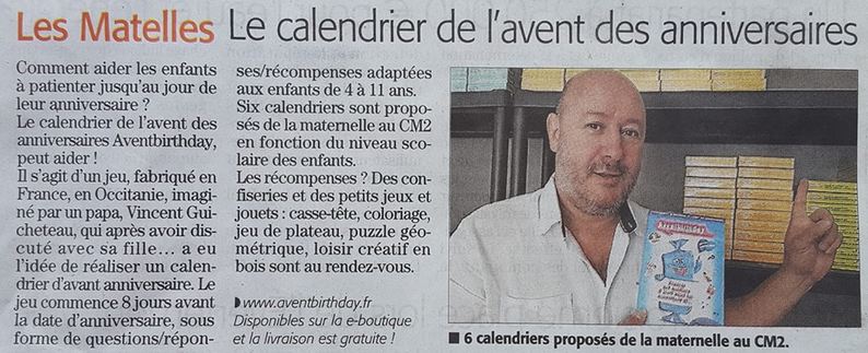 article presse midi libre aventbirthday