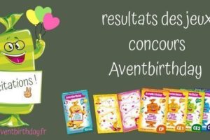 jeu concours Aventbirthday